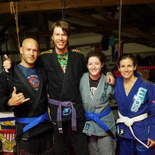 Blue belt · December 11, 2017 · Promoted by Eric Robinson