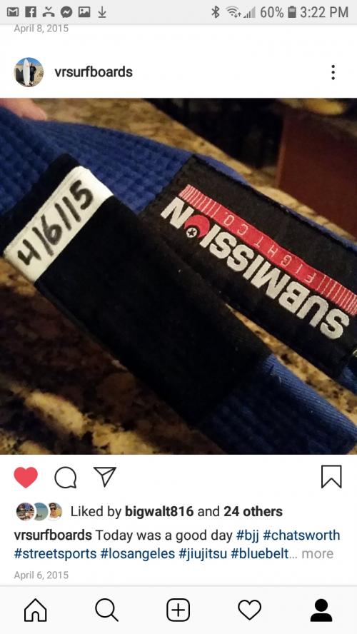 Blue belt · December 22, 2014 · Promoted by Scott Singer