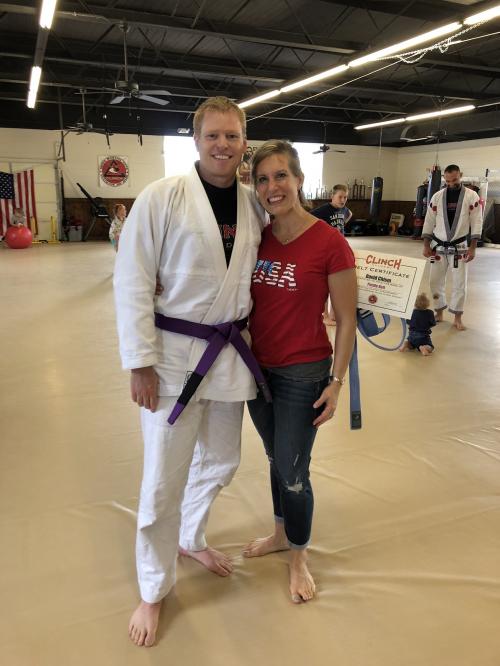 Purple belt · September 15, 2018 · Promoted by Luke Rinehart