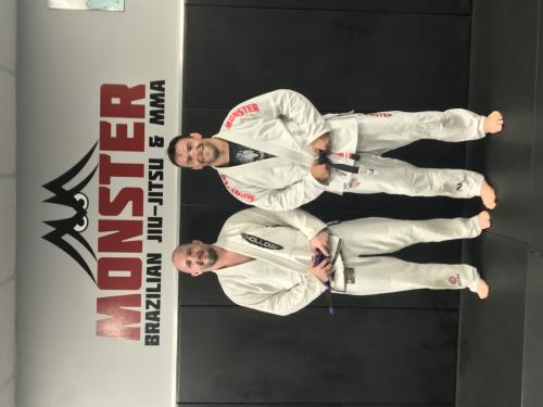 Purple belt · September 4, 2019 · Promoted by Derek Mangi