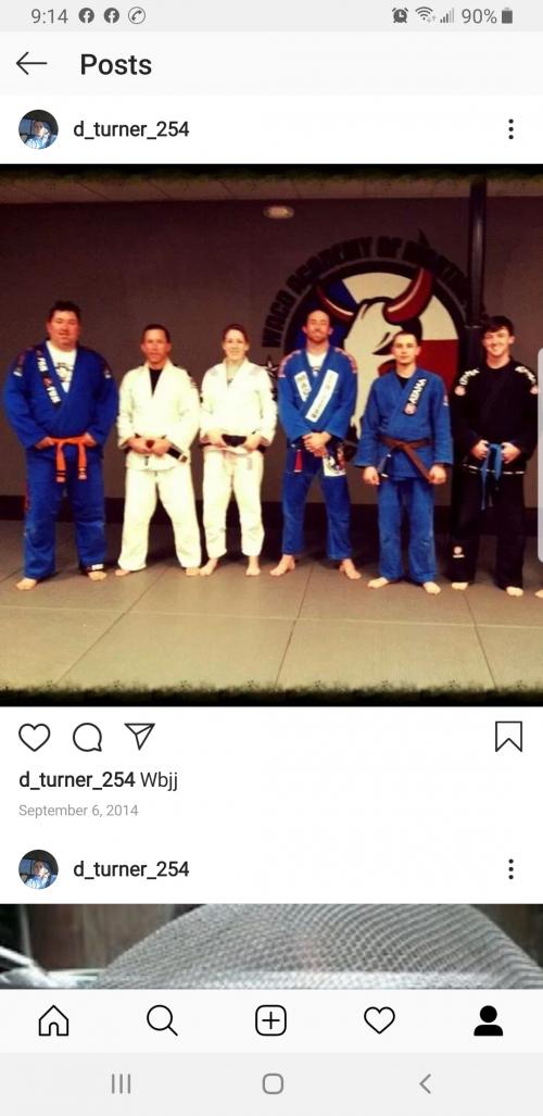 Brown belt · September 14, 2014 · Promoted by Jerry Boroff