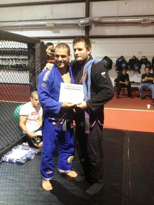 Purple belt · November 3, 2012 · Promoted by Jorge Patino