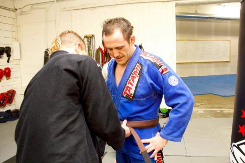 Brown belt · November 15, 2013 · Promoted by Jonathan Friedland