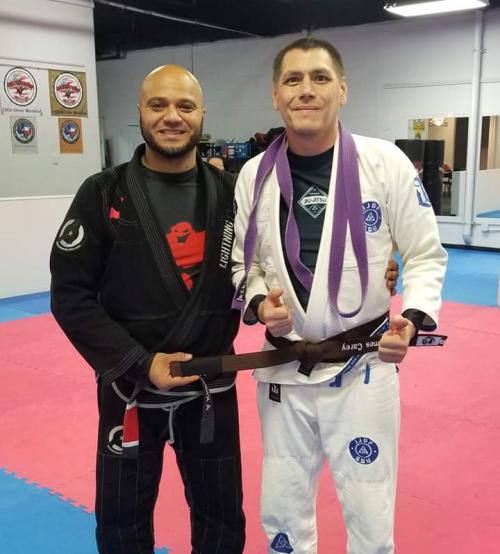 Brown belt · December 17, 2019 · Promoted by Amir Khillah