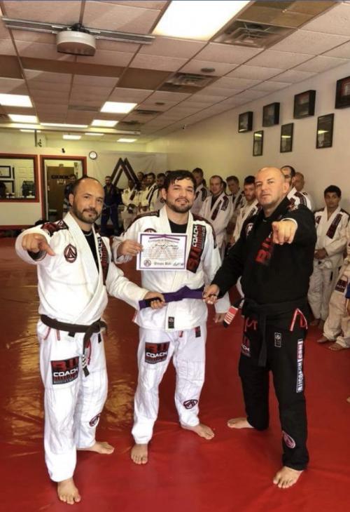 Purple belt · August 4, 2019 · Promoted by Marcello C. Monteiro