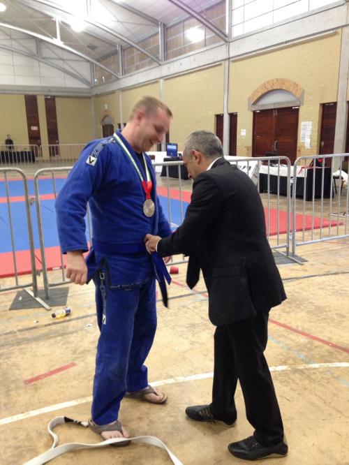 Blue belt · December 3, 2017 · Promoted by Kurdt George