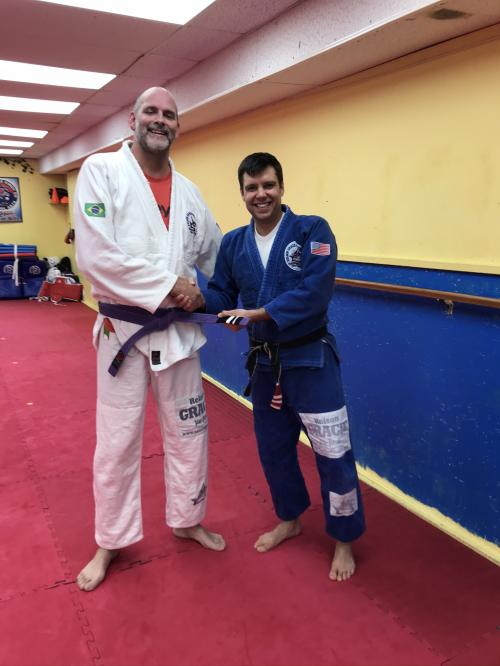 Purple belt · December 15, 2018 · Promoted by Gregg Bartman