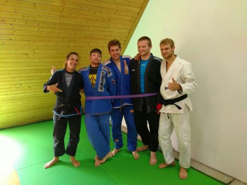 Purple belt · July 9, 2017 · Promoted by Tony Hesse