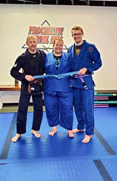 Blue belt · June 20, 2019 · Promoted by Ken Greeer