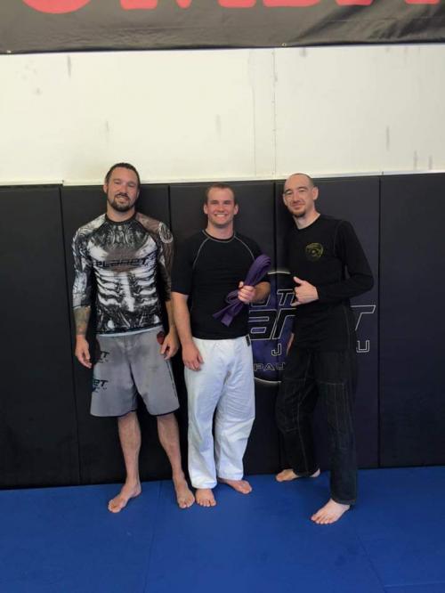 Purple belt · July 3, 2015 · Promoted by Nate Kleinfeld