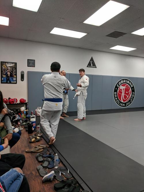 Blue belt · November 5, 2019 · Promoted by Jacob Sapão Pinson