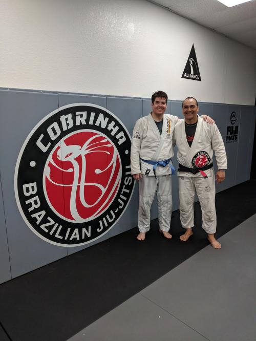 Blue belt · November 5, 2019 · Promoted by Jacob Sapão Pinson