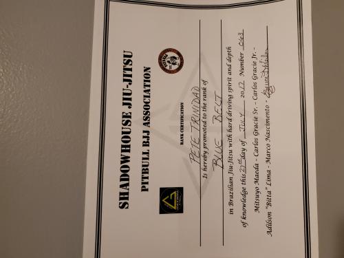 Blue belt · July 27, 2017 · Promoted by Bruce Weiler