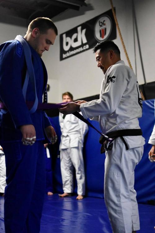 Purple belt · December 12, 2019 · Promoted by Matthew Kwan