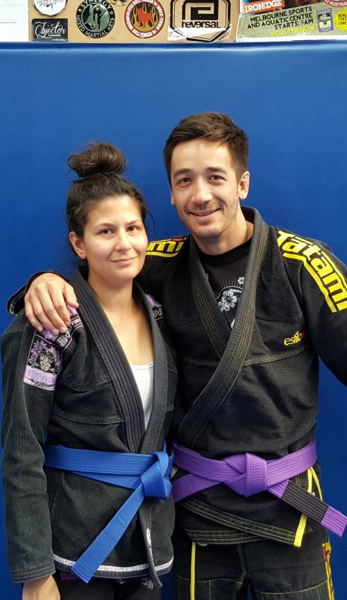 Purple belt · September 17, 2018 · Promoted by Jamie Murray