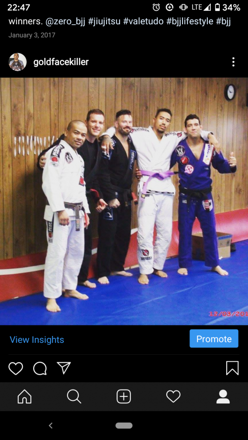 Purple belt · December 8, 2017 · Promoted by Michael oberdick