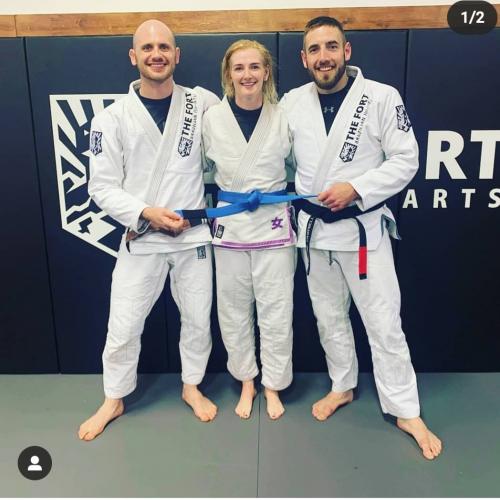 Blue belt · June 17, 2019 · Promoted by Scott campbell
