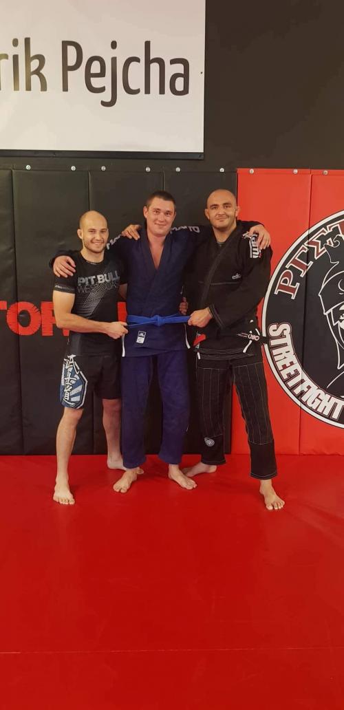 Blue belt · August 7, 2019 · Promoted by Jakub Stejskal