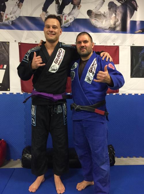 Purple belt · October 11, 2017 · Promoted by Vladislavs Čerņavskis