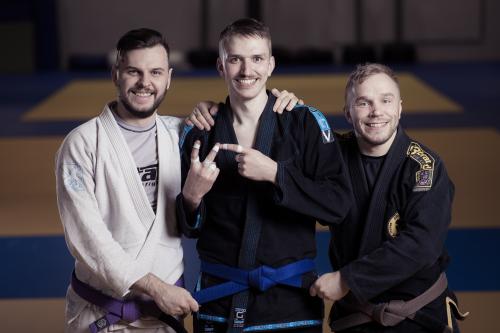 Blue belt · April 5, 2018 · Promoted by Jorgen Matsi