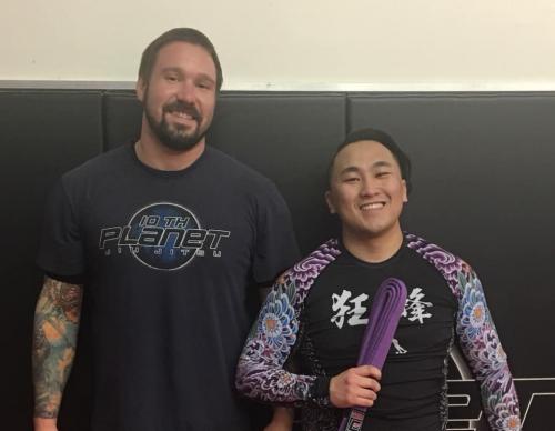 Purple belt · December 19, 2018 · Promoted by Nate Kleinfeld