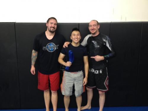 Blue belt · October 19, 2013 · Promoted by Nate Kleinfeld