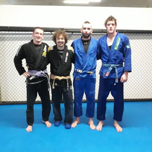 Purple belt · March 27, 2018 · Promoted by Dan Barták