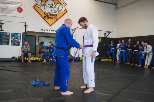 Purple belt · August 8, 2015 · Promoted by Jörg Lothmann