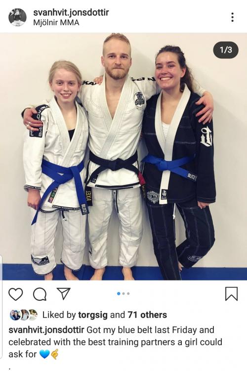 Blue belt · May 11, 2018 · Promoted by Gunnar Nelson