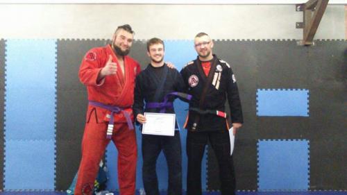 Purple belt · November 20, 2016 · Promoted by Mariusz Domosat