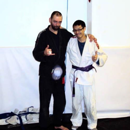 Purple belt · January 16, 2010 · Promoted by Nick Brooks