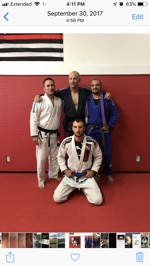 Brown belt · September 30, 2017 · Promoted by Lowell Anderson