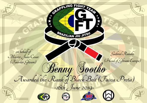 Black belt · June 16, 2019 · Promoted by Gabriel Rainho
