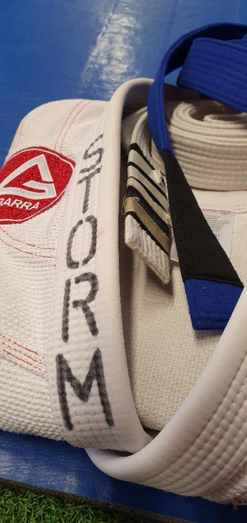 Blue belt · August 12, 2019 · Promoted by Professor Bling