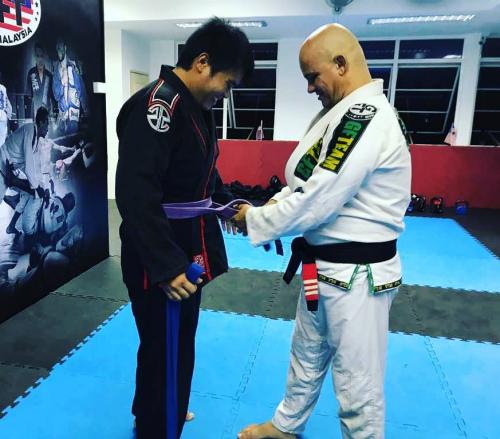 Purple belt · November 26, 2017 · Promoted by Pedro falbo
