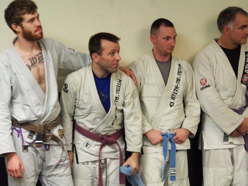 Purple belt · November 19, 2013 · Promoted by Jay Mansfield