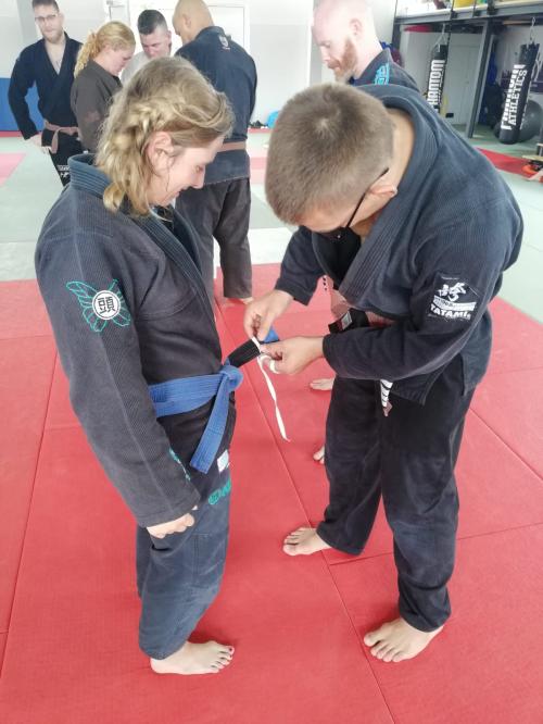 Blue belt · November 17, 2018 · Promoted by Douglas Meier
