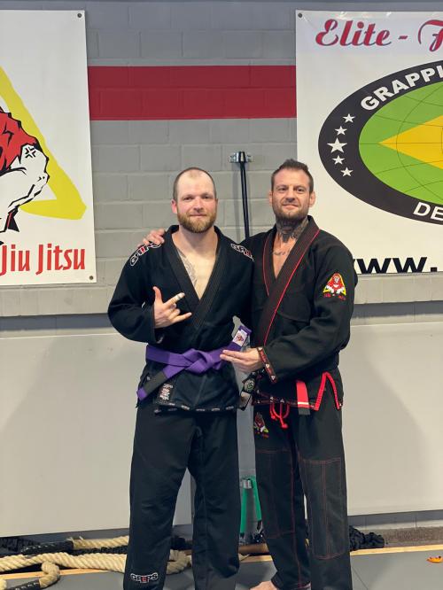 Purple belt · December 15, 2019 · Promoted by Patrick Talmon