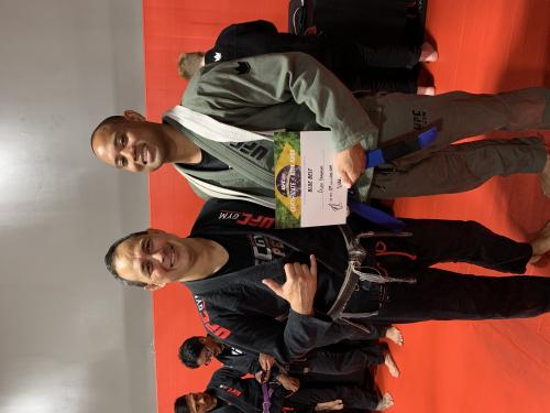 Blue belt · December 21, 2019 · Promoted by Jay Penn