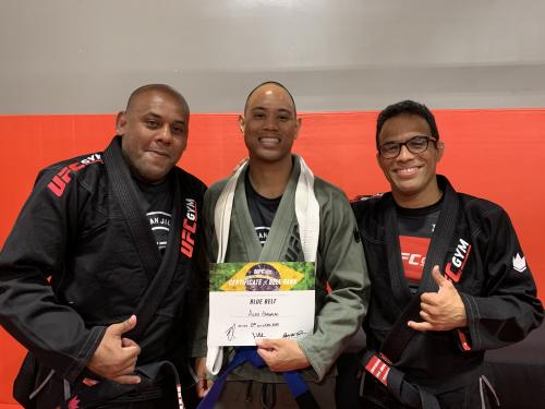 Blue belt · December 21, 2019 · Promoted by Jay Penn