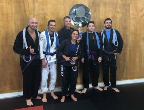 Purple belt · September 9, 2018 · Promoted by Jason Bircher