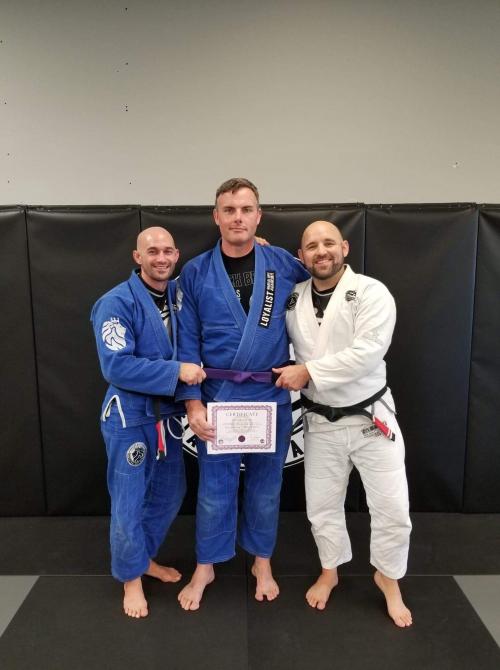 Purple belt · October 5, 2019 · Promoted by Ryan Kellar