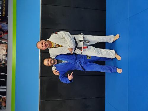 Blue belt · September 19, 2019 · Promoted by Jason Kazmierczak