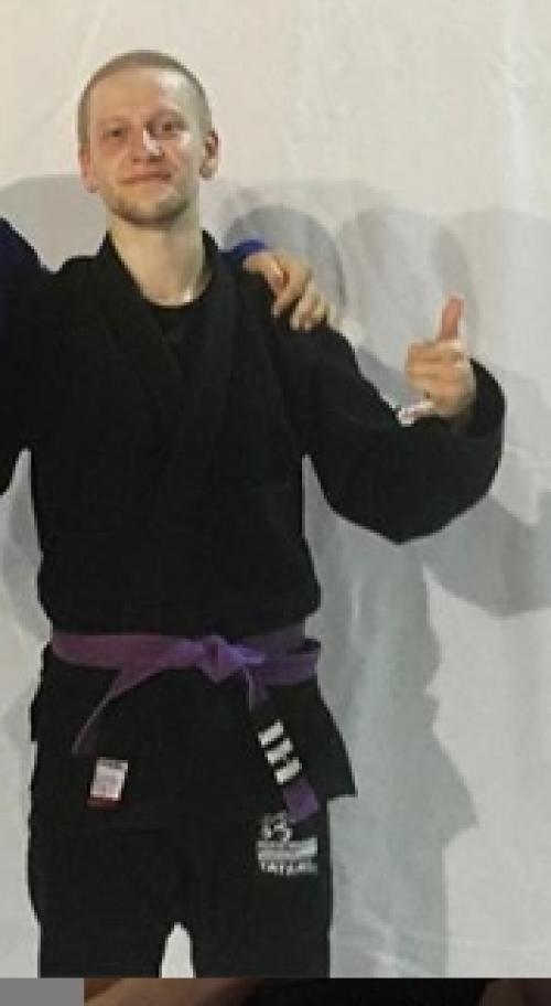 Purple belt · April 9, 2015 · Promoted by Greger Forsell