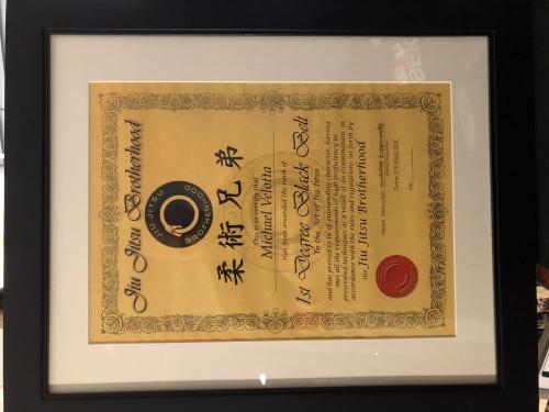 Black belt 1st degree · March 17, 2018 · Promoted by Nicolas Gregoriades
