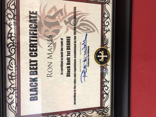 Black belt 1st degree · December 6, 2019 · Promoted by Piet Wilhelm