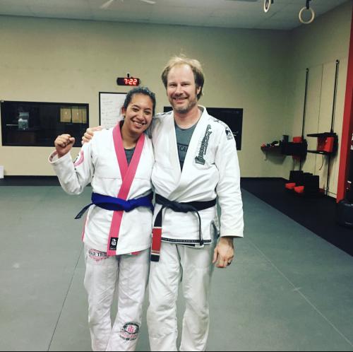 Blue belt · October 22, 2017 · Promoted by Jason Claunch