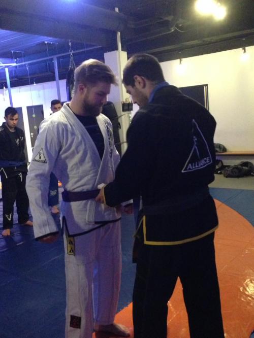 Purple belt · February 7, 2019 · Promoted by Arthur Pucci