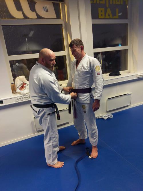 Purple belt · February 5, 2019 · Promoted by Jan Stian Wiggen