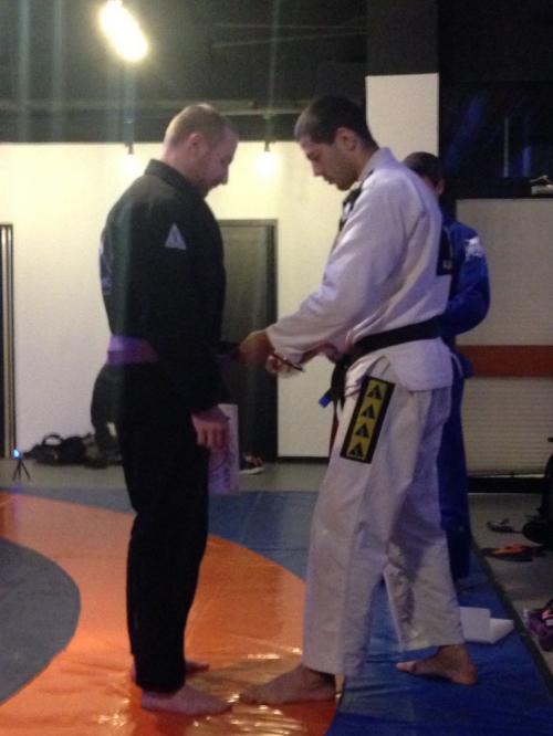 Purple belt · January 5, 2018 · Promoted by Arthur Pucci